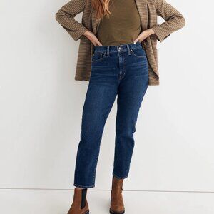 NWT Madewell Mom Jeans Hoover Wash Size 33